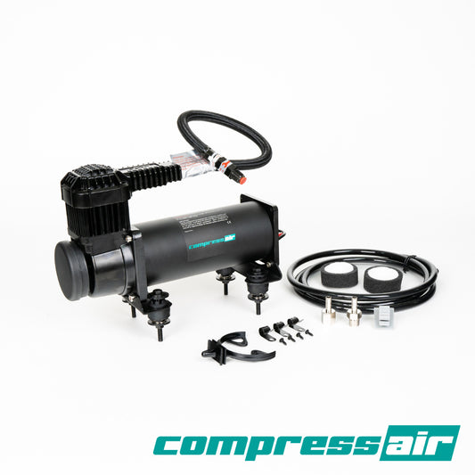 Air Compressor With Reduced Vibration Satin Black