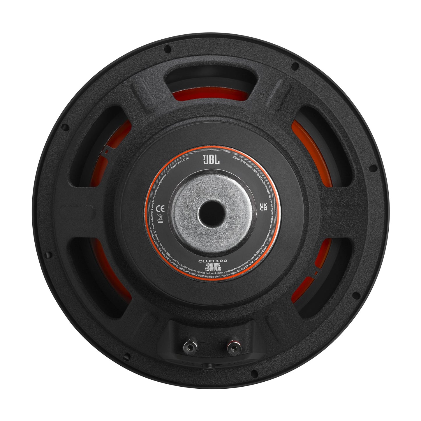 JBL Club 122 - 12" 4 ohm/2ohm Switchable Subwoofer