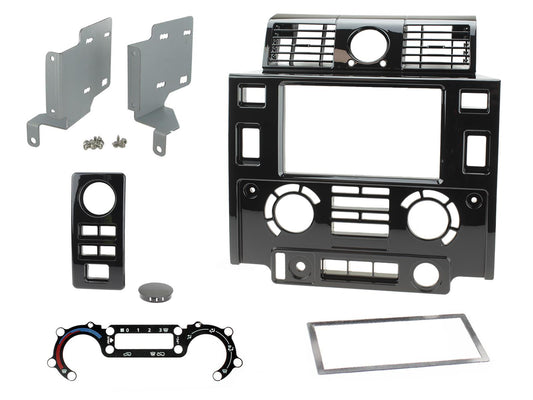 Connects2 CT23LR06 - Land Rover Double Din Fascia Panel in Gloss Black