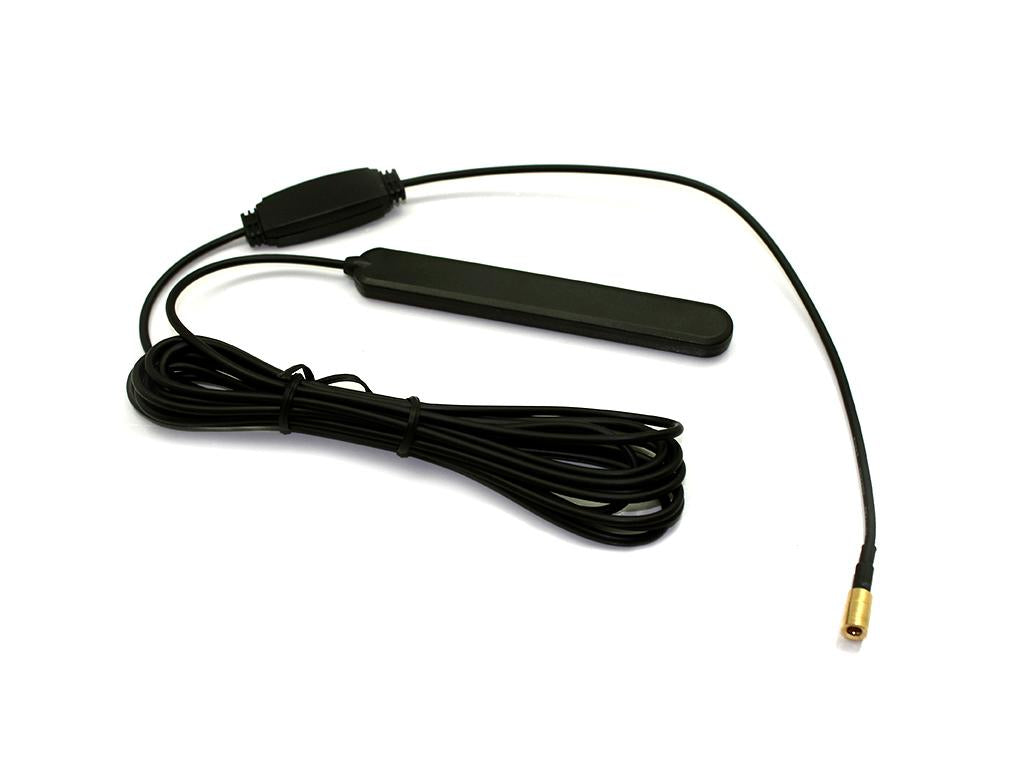 CONNECTS 2 CT27UV70 Glass Mount DAB Antenna SMB Connector Amplified through the Coaxial cable 2.5 Metre Cable Length