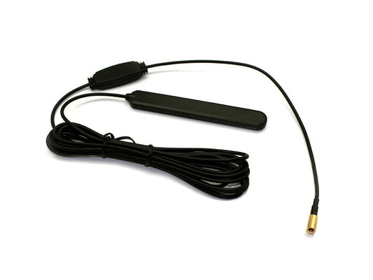 CONNECTS 2 CT27UV70 Glass Mount DAB Antenna SMB Connector Amplified through the Coaxial cable 2.5 Metre Cable Length
