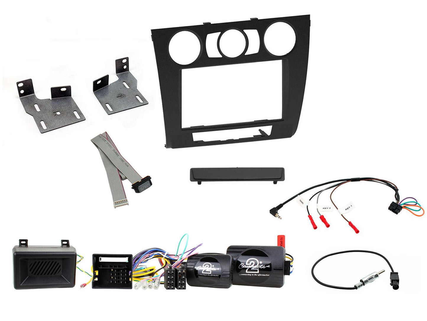 Connects2 CTKBM09 BMW 1 Series (E81) Radio Installation Kit with Manual air conditioning only