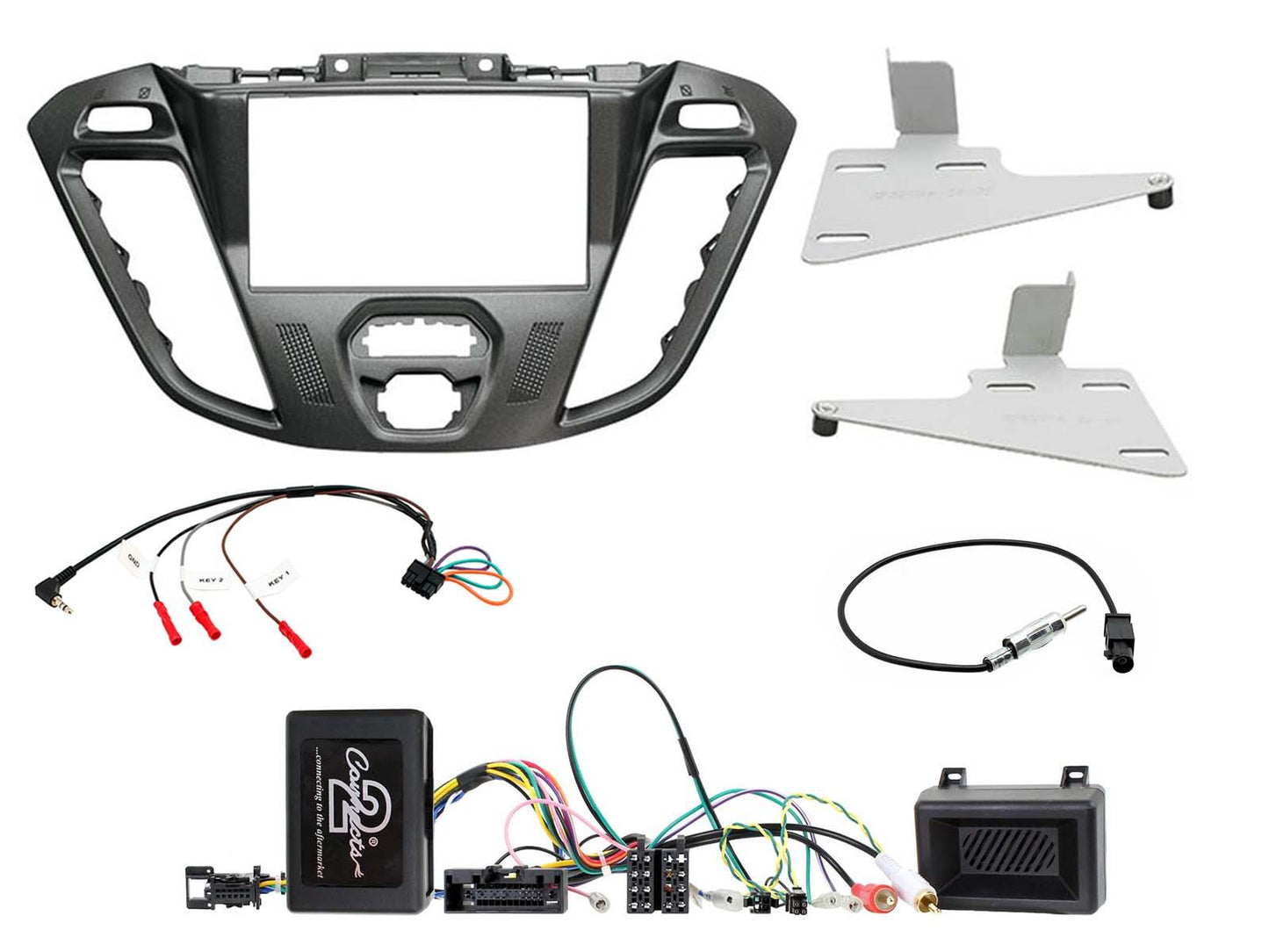 CTKFD43 Ford Transit Custom 2012-2014 Double Din Radio Installation Kit