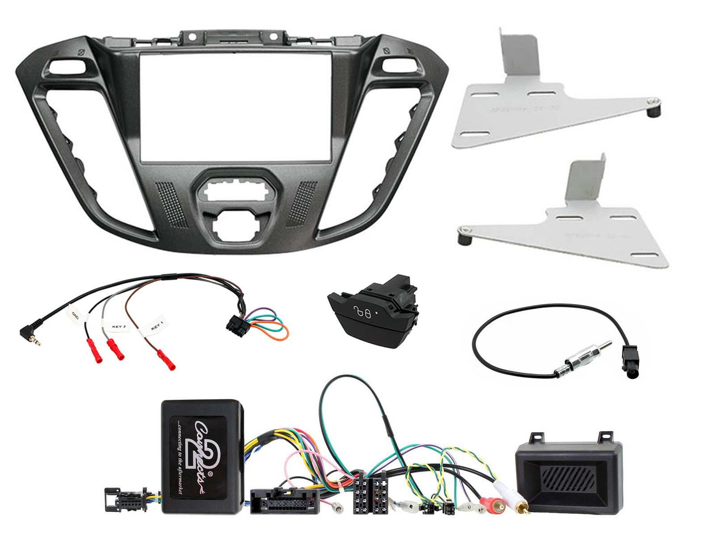 CTKFD43C Ford Transit Custom 2012-2014 Double Din Radio Installation Kit