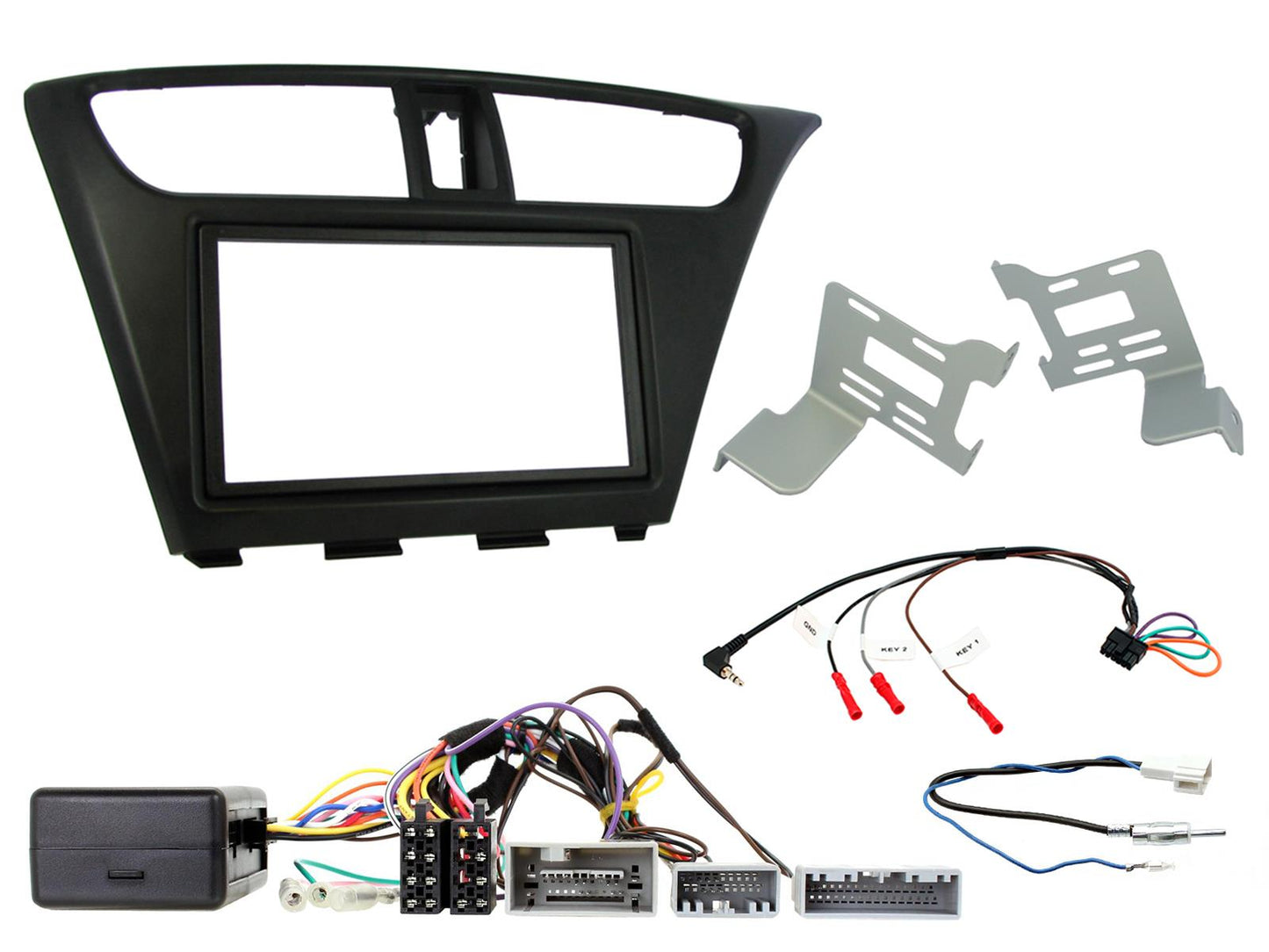 CTKHD06 Honda Civic 2012> Complete Double Din Fitting Kit