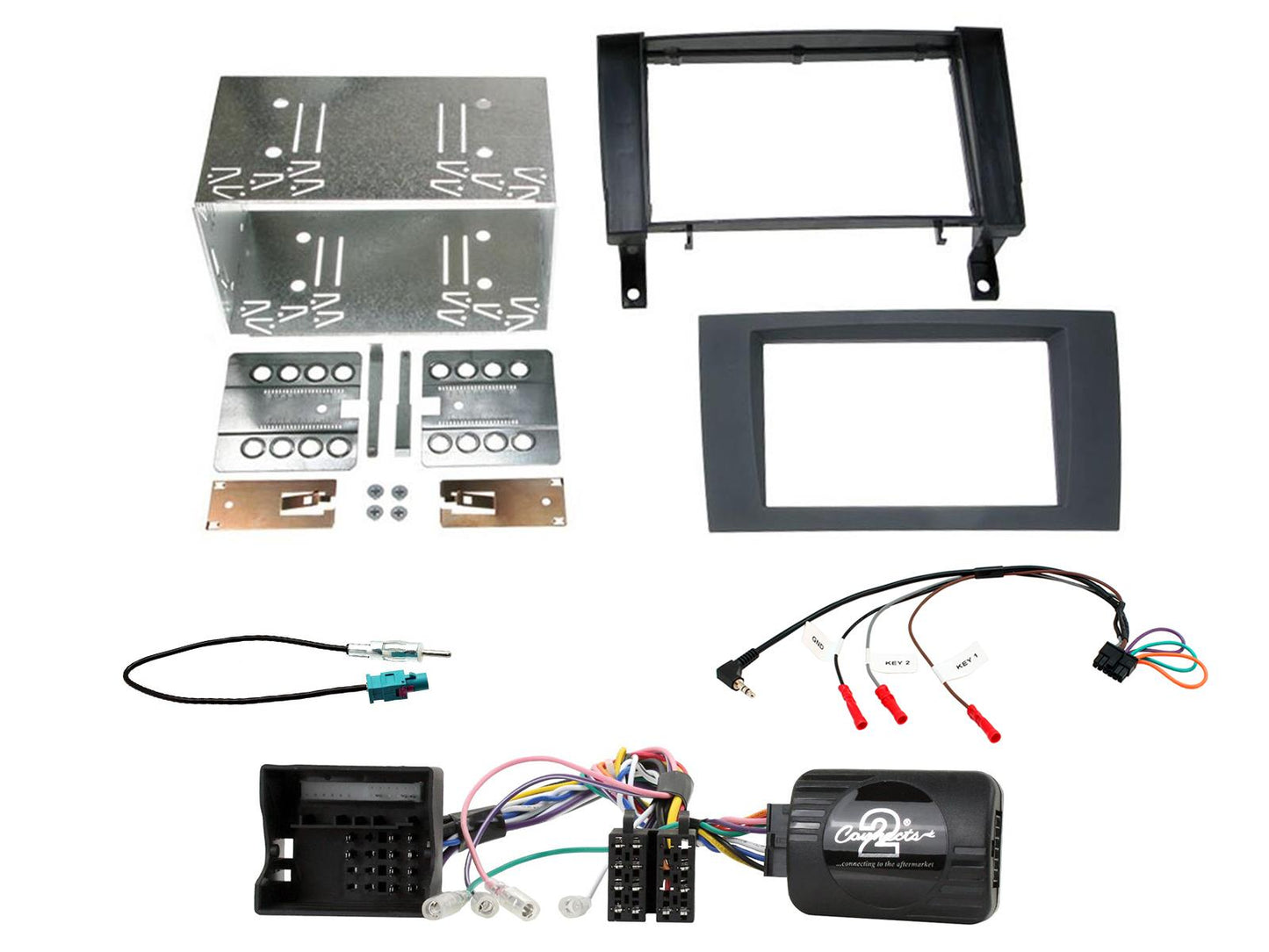 CTKMB07 Mercedes SLK R171 2006> Radio Installation Kit