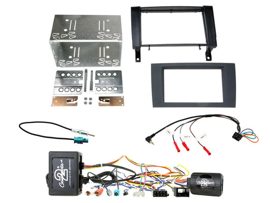 CTKMB24 Mercedes SLK 2004 - 2010 Double Din Installation Kit