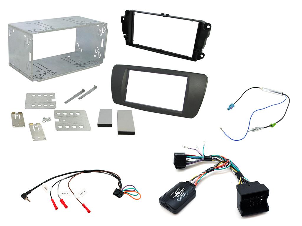 CTKST02 SEAT Ibiza 2008 - 2014 Double Din Stereo Complete Fitting Kit