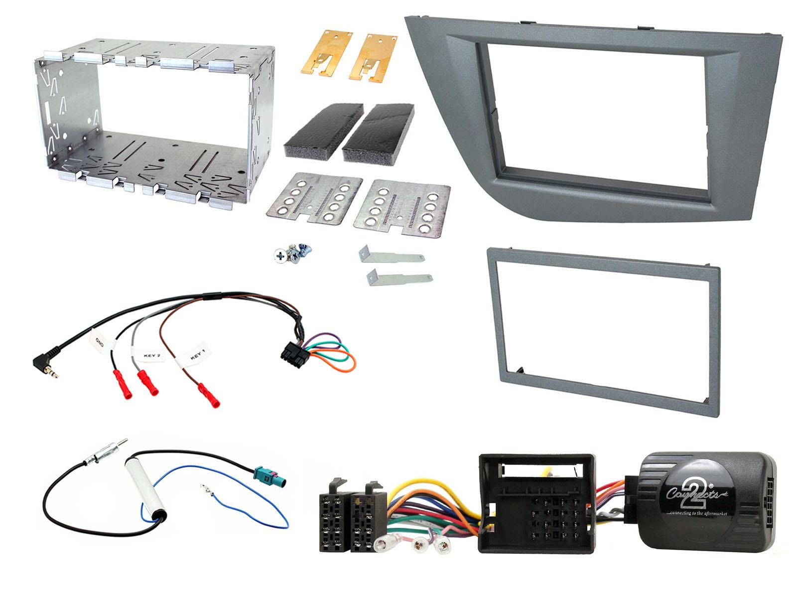 CONNECTS 2 CTKST06 SEAT Leon 2005>2012 Double Din Stereo Complete Fitting Kit