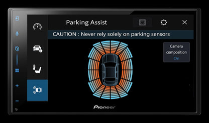 Pioneer SPH-DA77DAB - 6.8" Double DIN Wireless CarPlay & Android Auto DAB Bluetooth Stereo