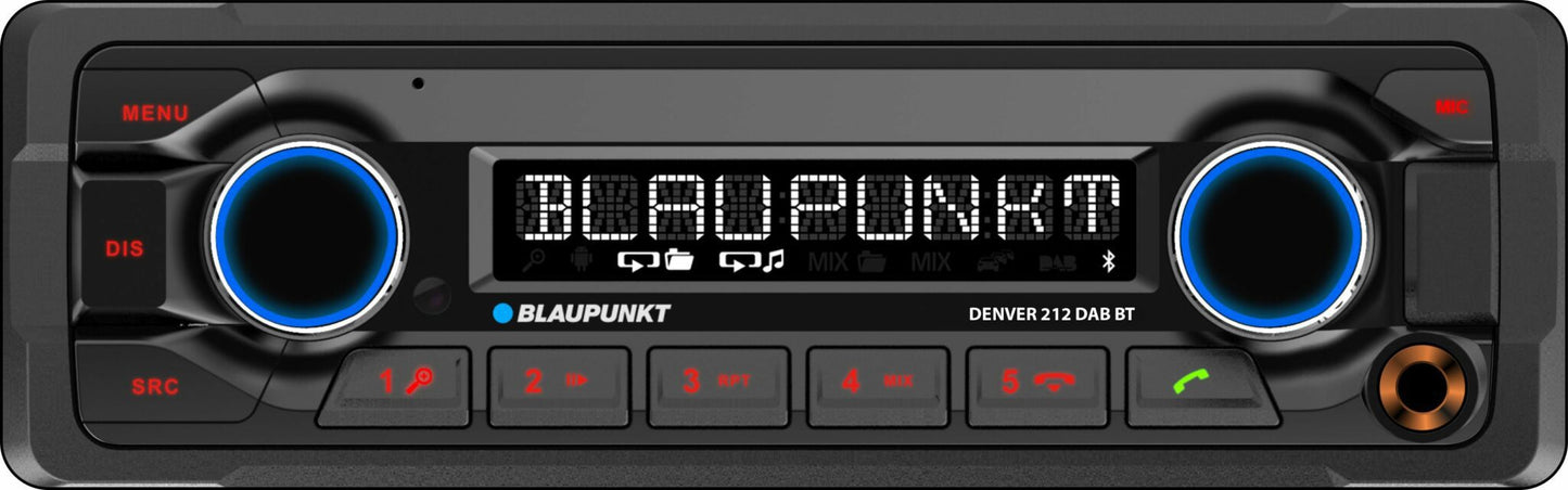 Blaupunkt Denver 212 DAB BT - DAB, Bluetooth, USB, AUX Mechless Stereo