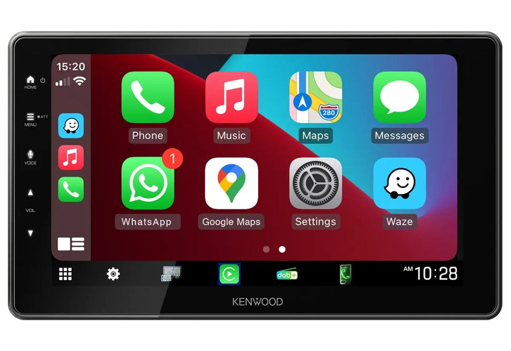 Kenwood DMX-F920DS - 9" HD Floating Screen Wireless/Wired CarPlay, Android Auto, DAB+