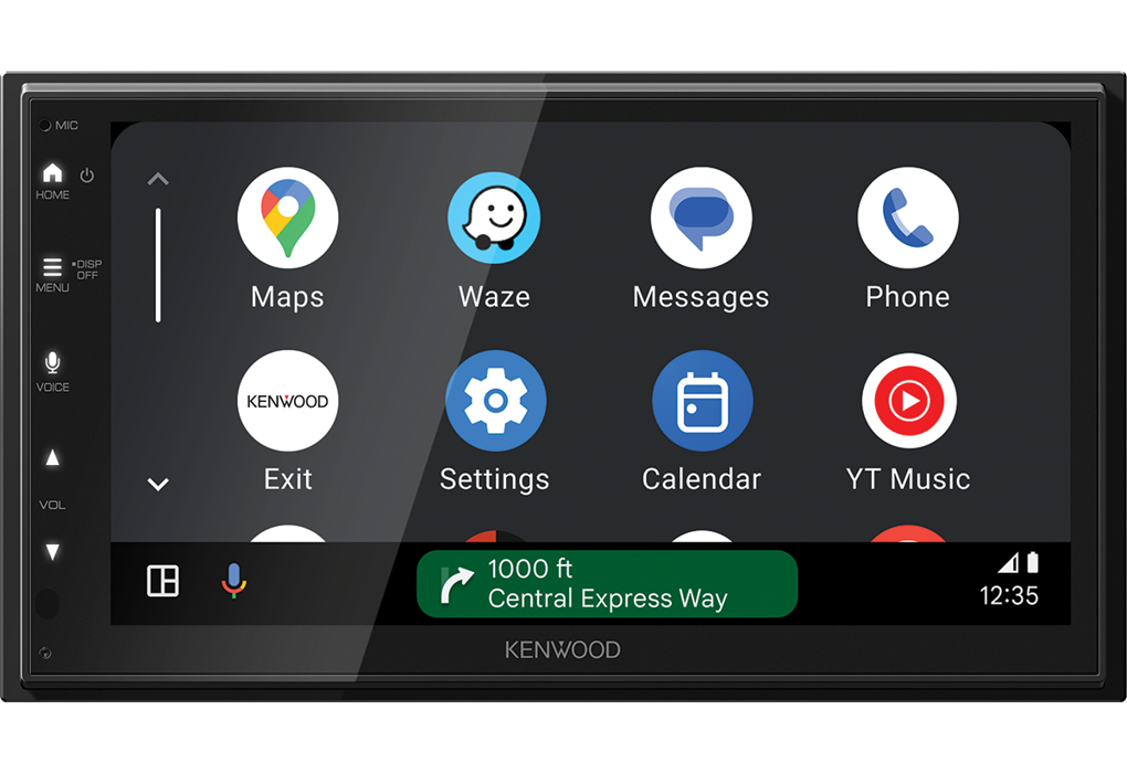 Kenwood DMX6523DABS 6.8" WSVGA Display Wireless Apple CarPlay Android Auto & iPhone Android Mirroring DAB+ Bluetooth Stereo