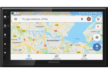 Kenwood DMX6523DABS 6.8" WSVGA Display Wireless Apple CarPlay Android Auto & iPhone Android Mirroring DAB+ Bluetooth Stereo