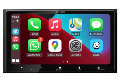 Kenwood DMX7525DABS - 6.8" HD Double DIN Wireless Carplay, Android Auto DAB Stereo