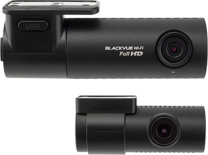 BlackVue DR590X-2CH (32 GB) UK Edition - Full HD Front and Rear Dash Cam with Smooth 30fps Video, Wi-Fi, Intelligent Parking Mode
