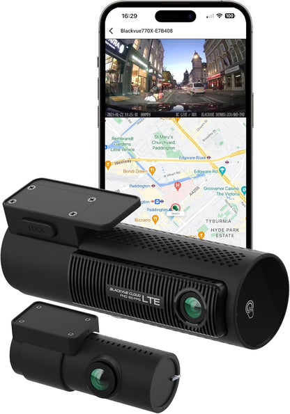 BlackVue DR770X-2CH LTE - 1080p 64GB Full HD Wi-Fi GPS Cloud 2 Channel Dash Cam
