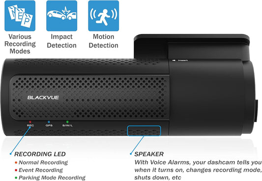 BlackVue DR770X-2CH LTE - 1080p 64GB Full HD Wi-Fi GPS Cloud 2 Channel Dash Cam