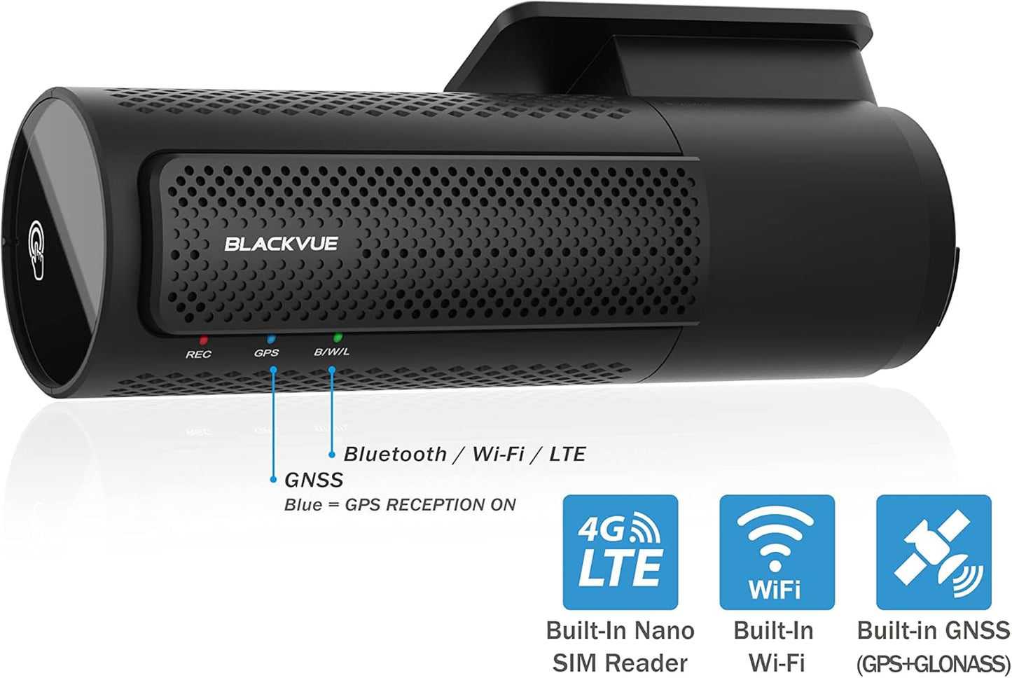 BlackVue DR770X-2CH LTE - 1080p 64GB Full HD Wi-Fi GPS Cloud 2 Channel Dash Cam