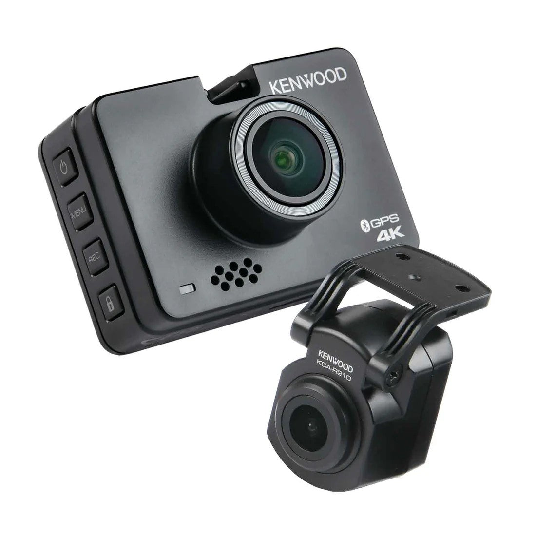 Kenwood DRVA610R21CA - 4K UHD Front & 2K Rear Dashcam Bundle Incl 64GB SD-Card