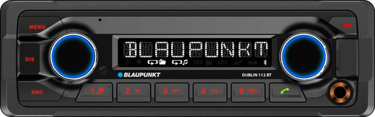 Blaupunkt Dublin 112 BT - Bluetooth, USB, AUX Mechless Stereo