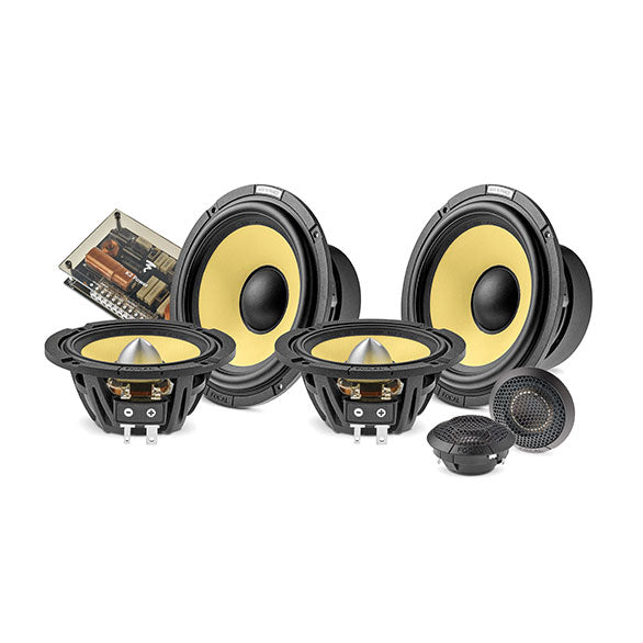 Focal ES165KX3E – Elite K2 6.5" (165mm) 3-Way Car Component Speakers