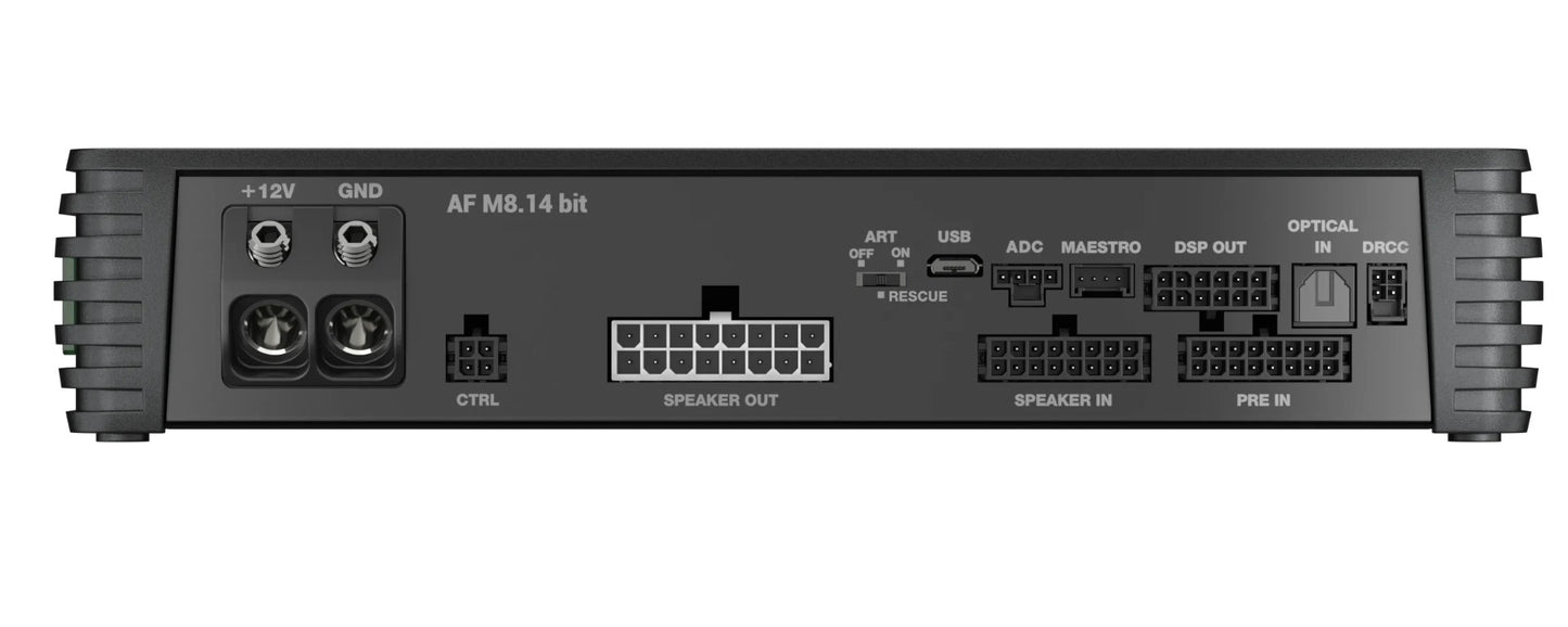 Audison AF M8.14 Bit - Forza 8 Channel Amplifier with 14 Channel DSP Control