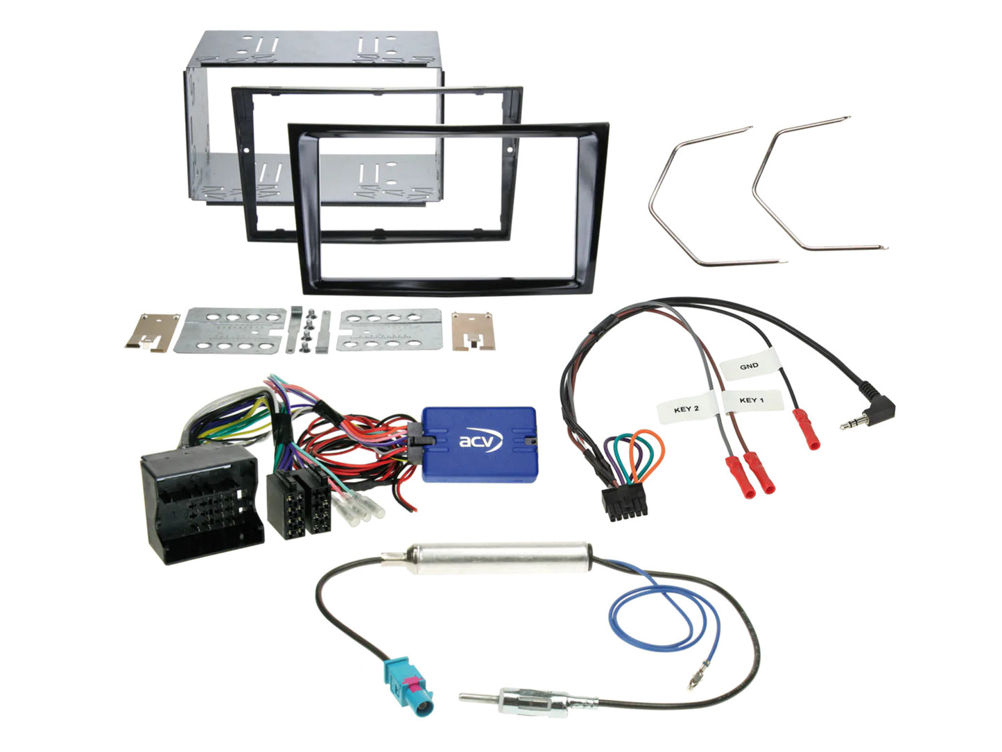 ACV 621230-24-3 - Vauxhall Double DIN Fitting Kit