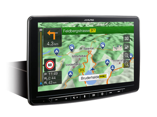 Alpine INE-F904DC – 9" Touch Screen, Built-in Navigation for Trucks, Campers and Large Motorhomes