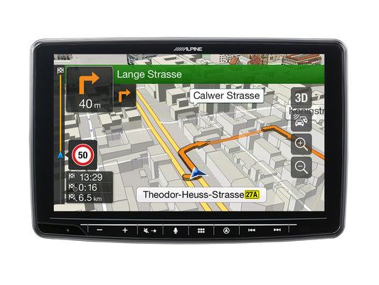 Alpine INE-F904DC – 9" Touch Screen, Built-in Navigation for Trucks, Campers and Large Motorhomes