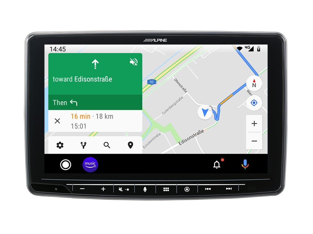 Alpine INE-F904DC – 9" Touch Screen, Built-in Navigation for Trucks, Campers and Large Motorhomes