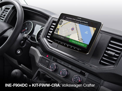 Alpine INE-F904DC – 9" Touch Screen, Built-in Navigation for Trucks, Campers and Large Motorhomes