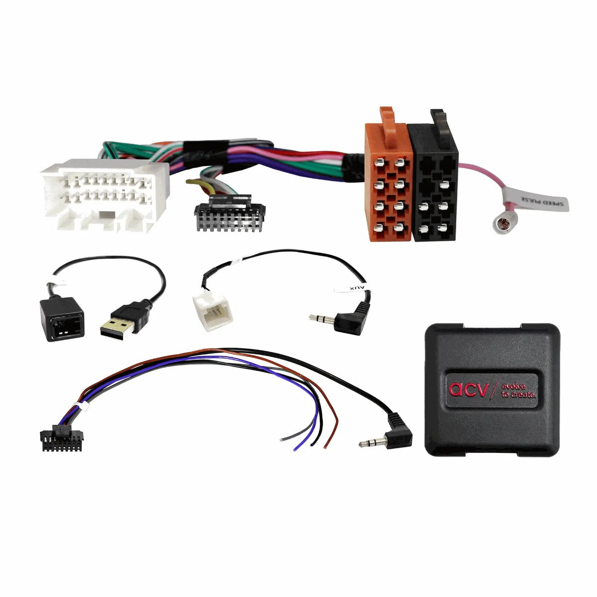 Pro Install F9SZ3K - 9" Pro Fitting Kit for 2018-2021 Suzuki Swift (Matt Black)