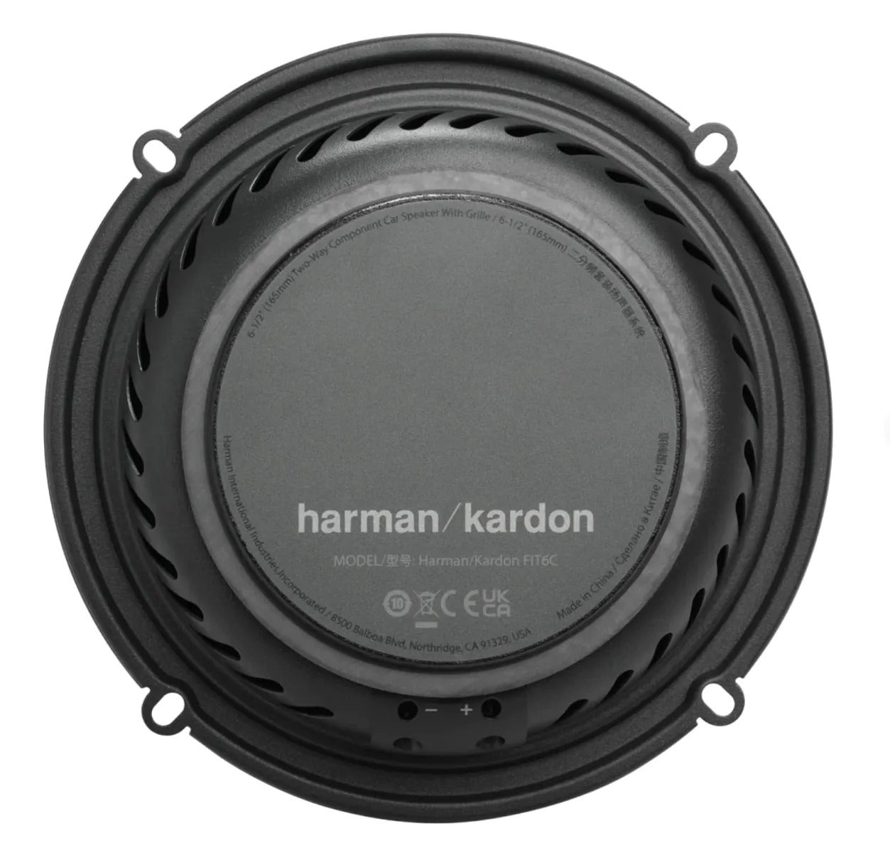 Harman Kardon FIT 6C - 6.5 Inch 2-Way Component Car Speakers 400W