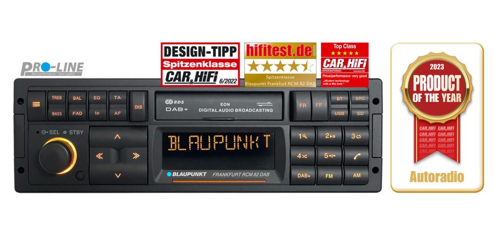 Blaupunkt Frankfurt RCM 82 DAB Retro Classic Car Stereo Bluetooth USB SD AUX