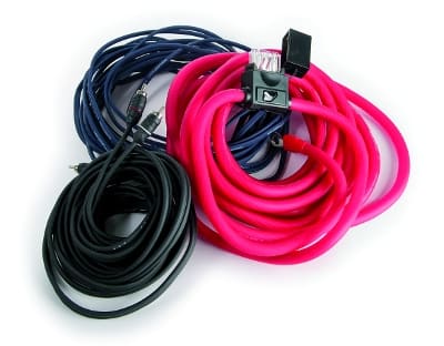 Connection By Audison FSK350.1 - 8 Gauge Amplifier Wiring Kit