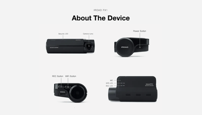 IROAD FX2 PRO FRONT ONLY DASHCAM 32GB