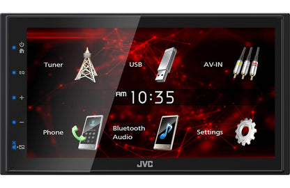 JVC KW-M180BT - 6.8” WVGA Digital Media AV Receiver with Built-In Bluetooth