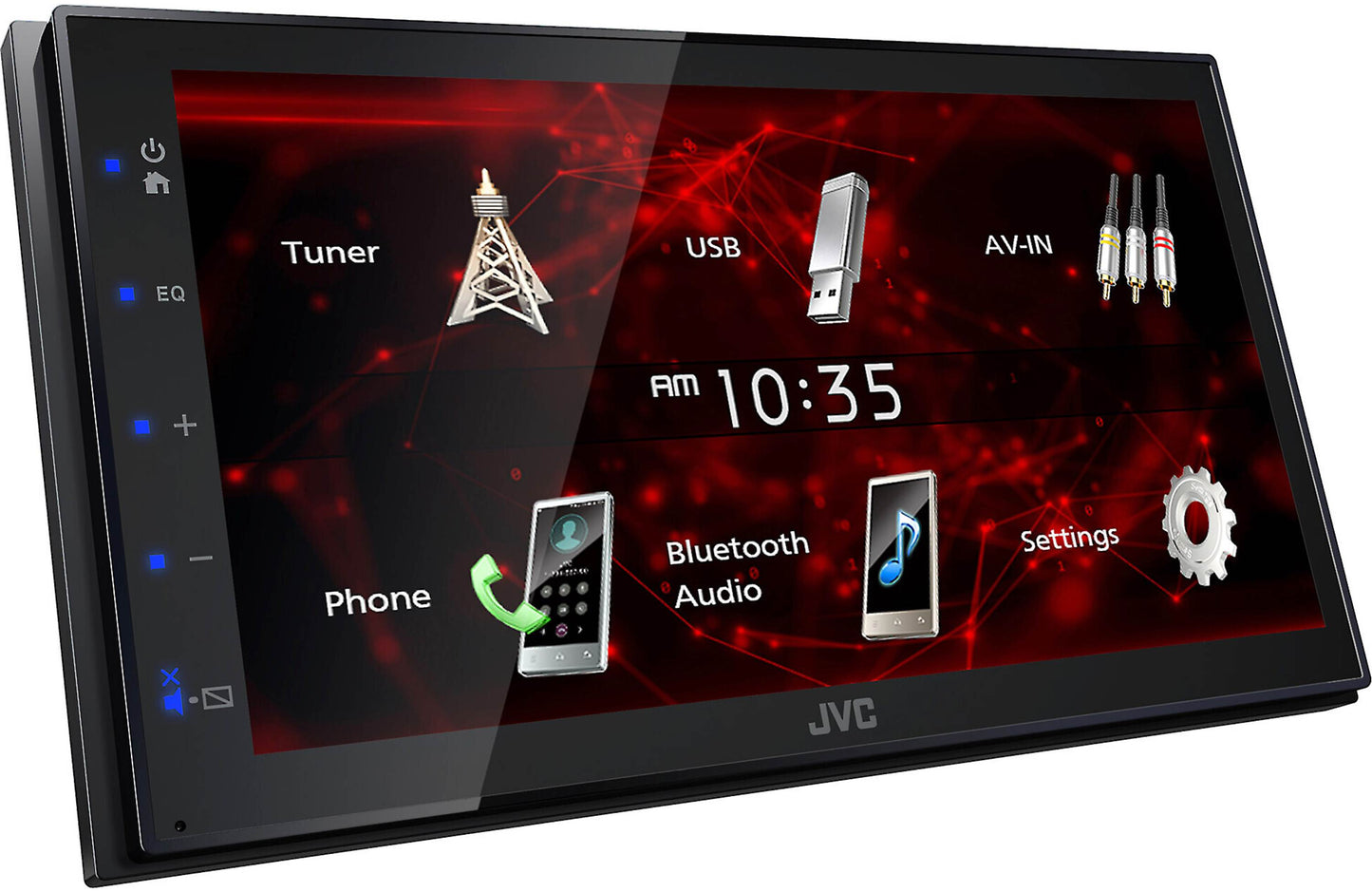 JVC KW-M180BT - 6.8” WVGA Digital Media AV Receiver with Built-In Bluetooth