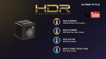 Alpine HCE-C1100D - HDR Rear View Camera with Direct Camera Connection