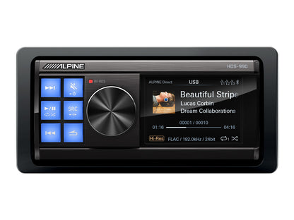 Alpine HDS-990 - Status Hi-Res Audio Media Player 192kHz/24Bit Playback Bluetooth USB DAC
