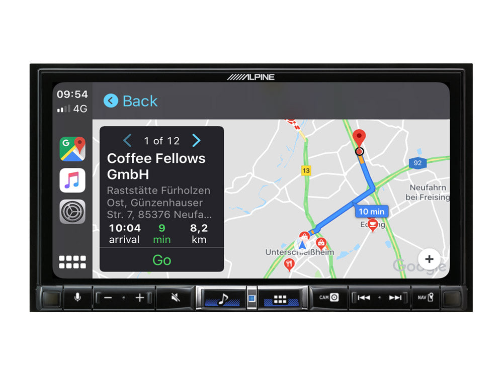 Alpine ILX-705D Wireless Carplay, 7" Mechless, DAB, Wired Android Auto, Bluetooth