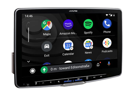 Alpine iLX-F115D 11-Inch Media Receiver 1-DIN Chassis, Featuring DAB+, Apple CarPlay and Android Auto Compatibility