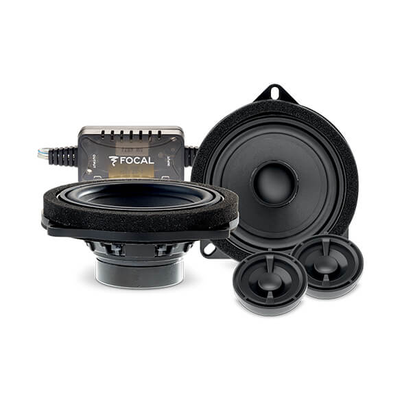 Focal ISBMW-100L - Custom Fit 4" 2-Way Slim Component Speakers for BMW