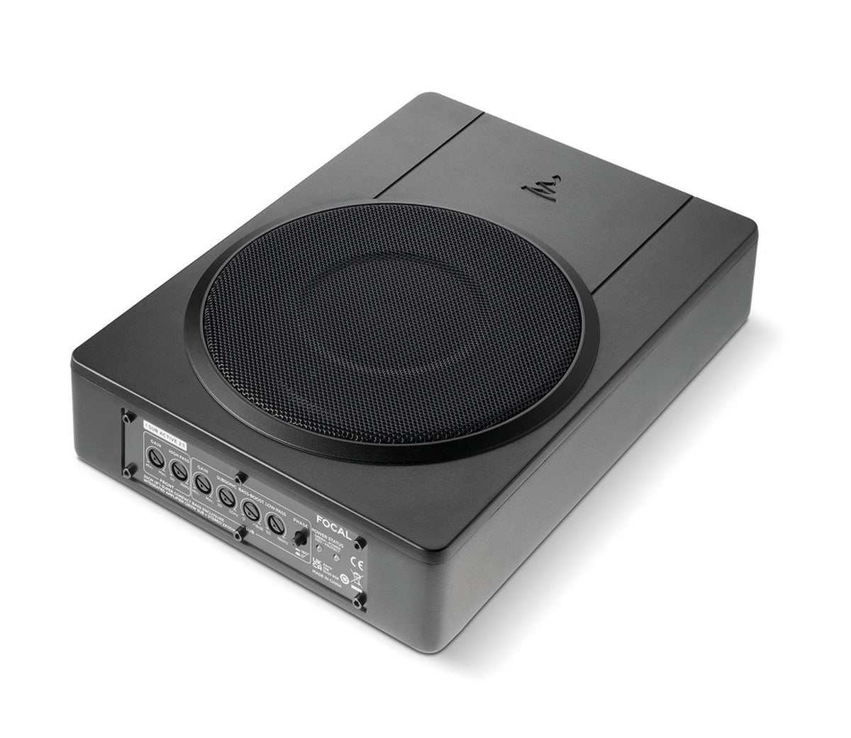 Focal ISUB ACTIVE 2.1 - 8" Ultra-Compact Underseat 2-Ch Amplified Subwoofer 260W