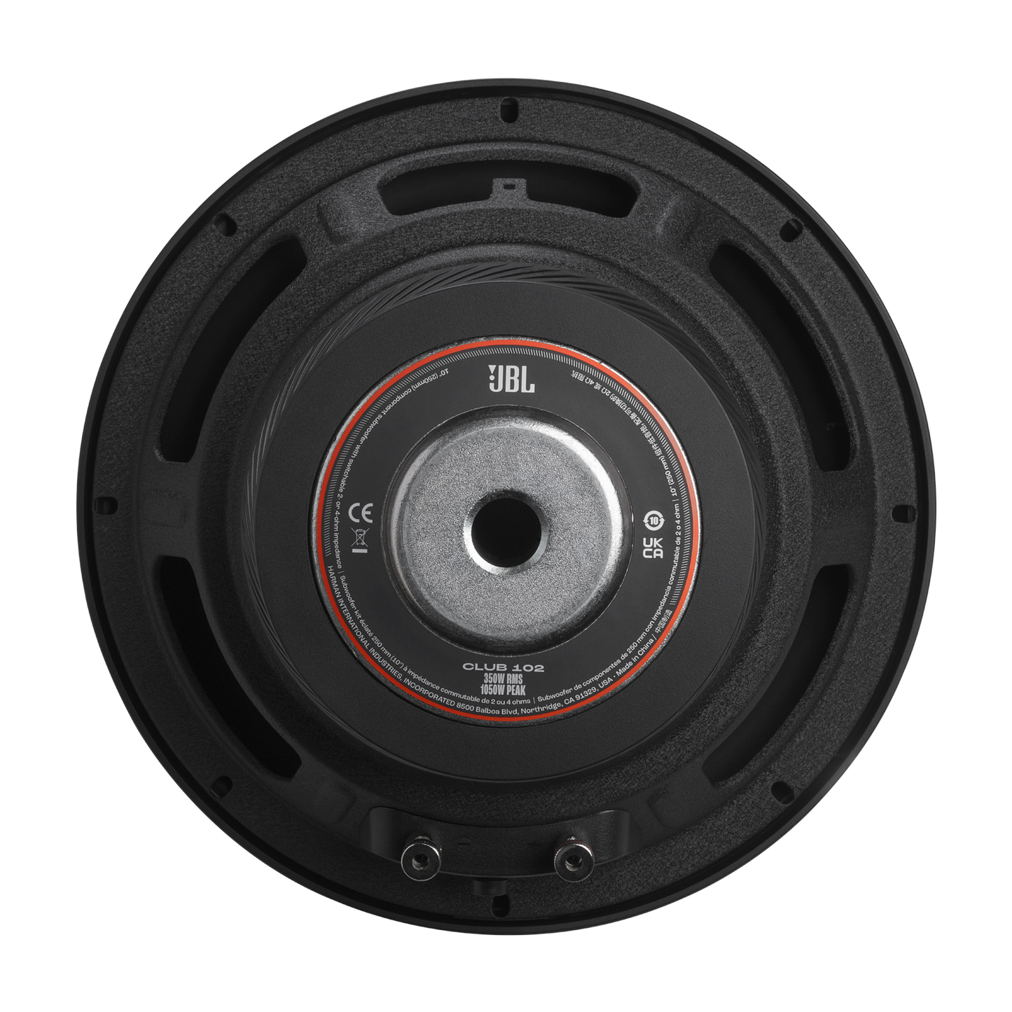 JBL Club 102 - 10" 4 ohm/2ohm Switchable Subwoofer