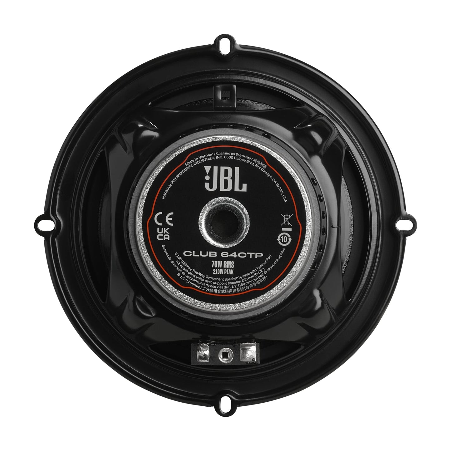 JBL CLUB 64CTP - 6.5" 2-Way Component Speakers