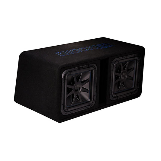 Kicker KA44DL7S122 - Solo-Baric L7 Dual 12" Ported Loaded Subwoofer Enclosure