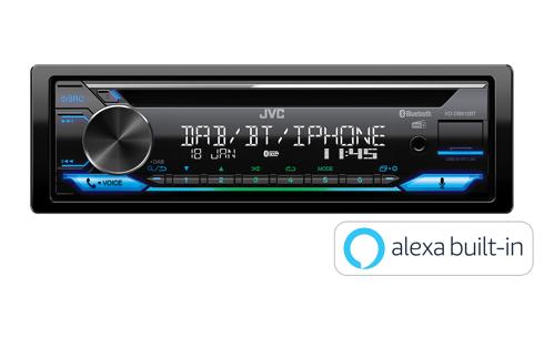 JVC KD-DB922BT CD Receiver with  Amazon Alexa