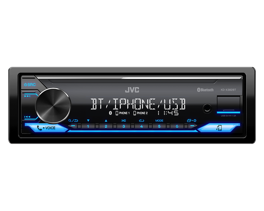 JVC KD-X382BT - Digital Media Receiver Bluetooth® USB Tuner Car Stereo